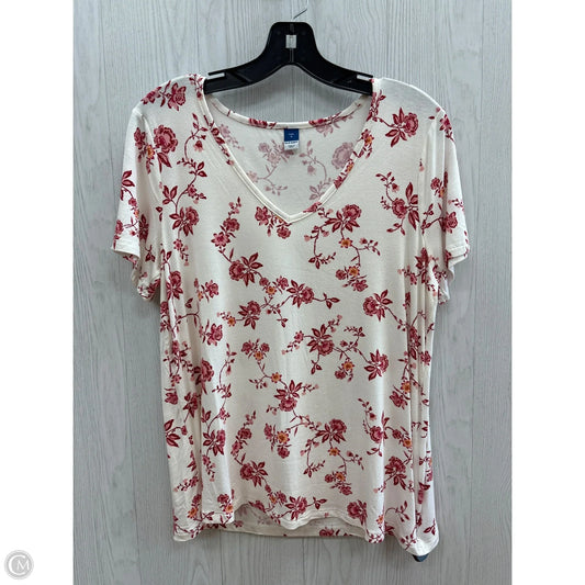 Top Short Sleeve Basic By Old Navy In White, Size: M