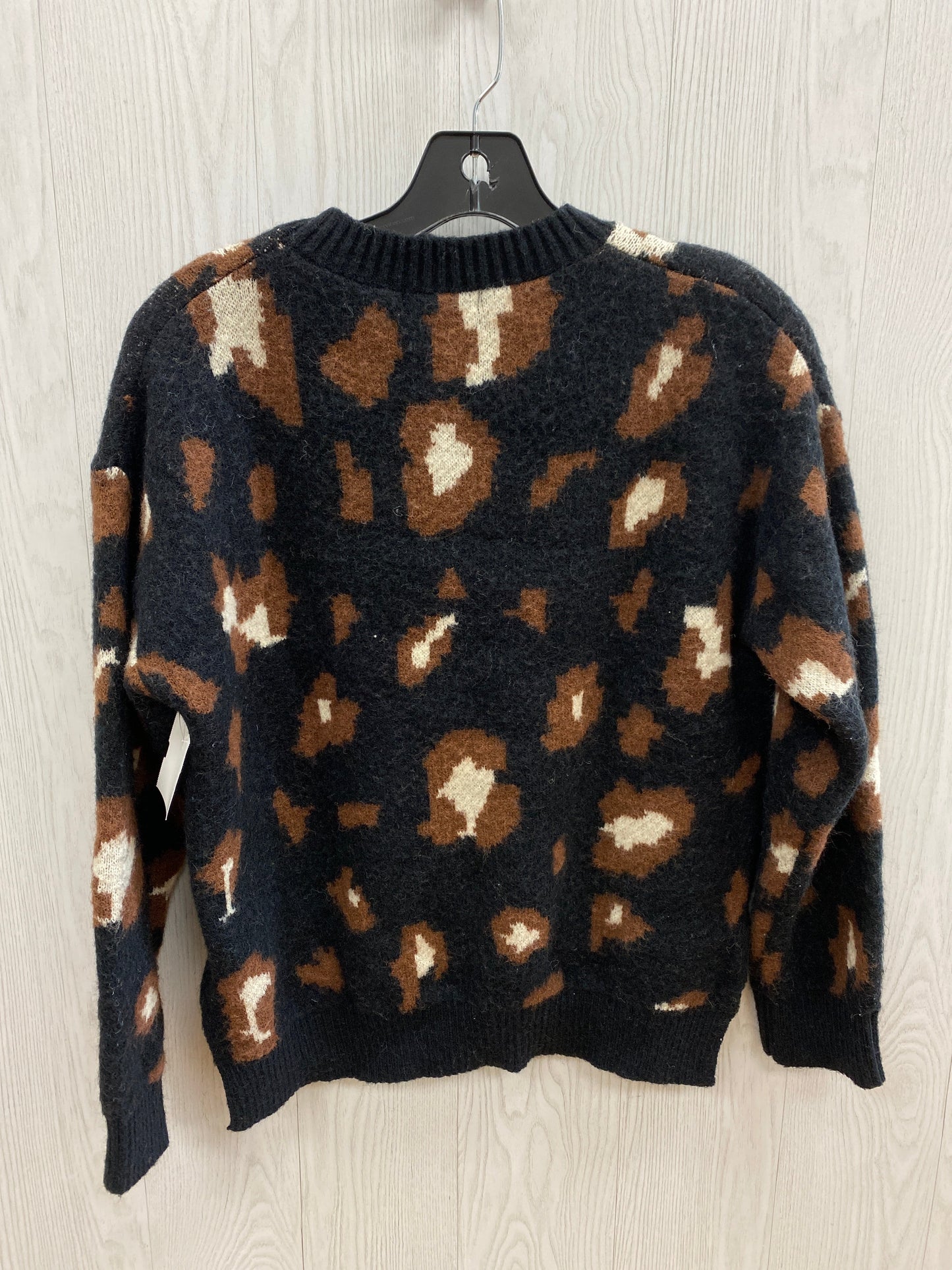 Sweater By Newbury Kustom In Animal Print, Size: S