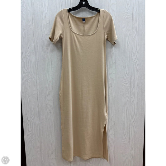 Dress Casual Maxi By Old Navy In Tan, Size: S