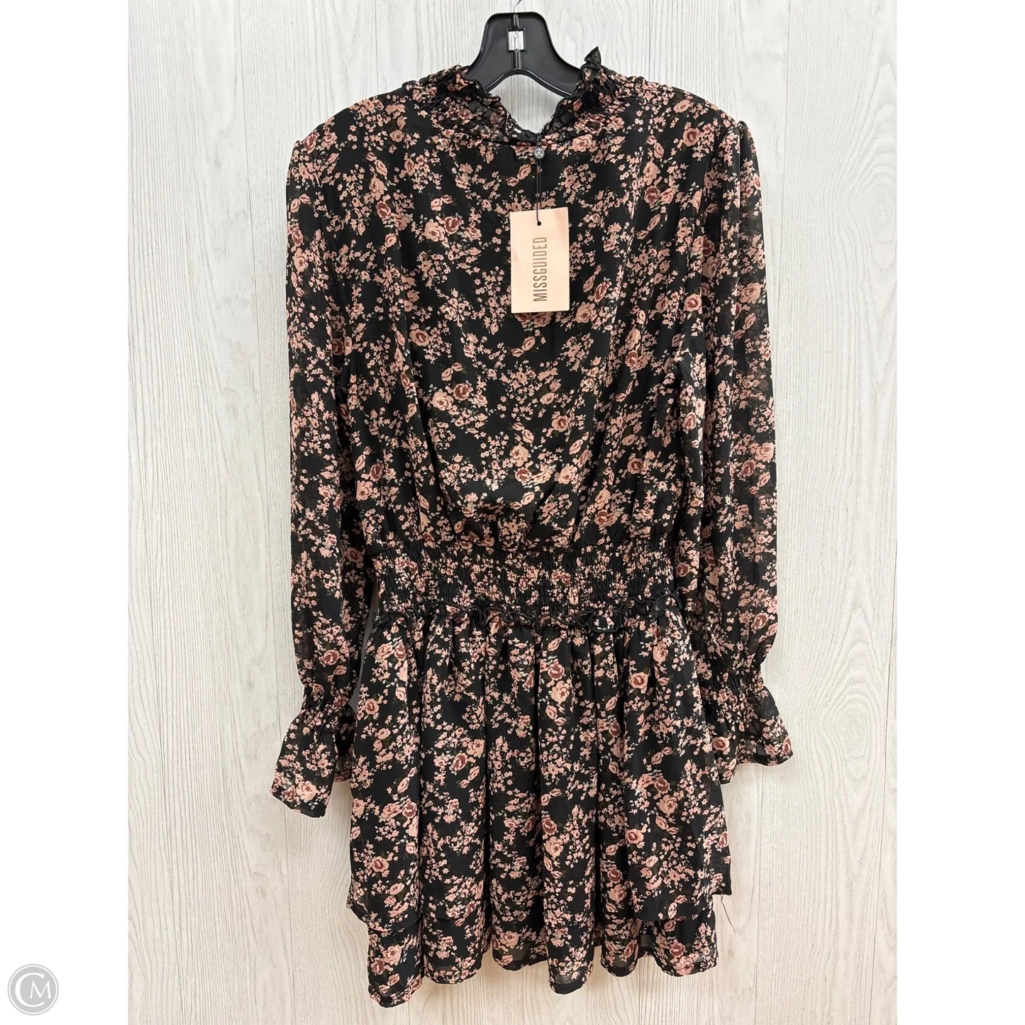 Dress Casual Short By Missguided In Floral Print, Size: 12