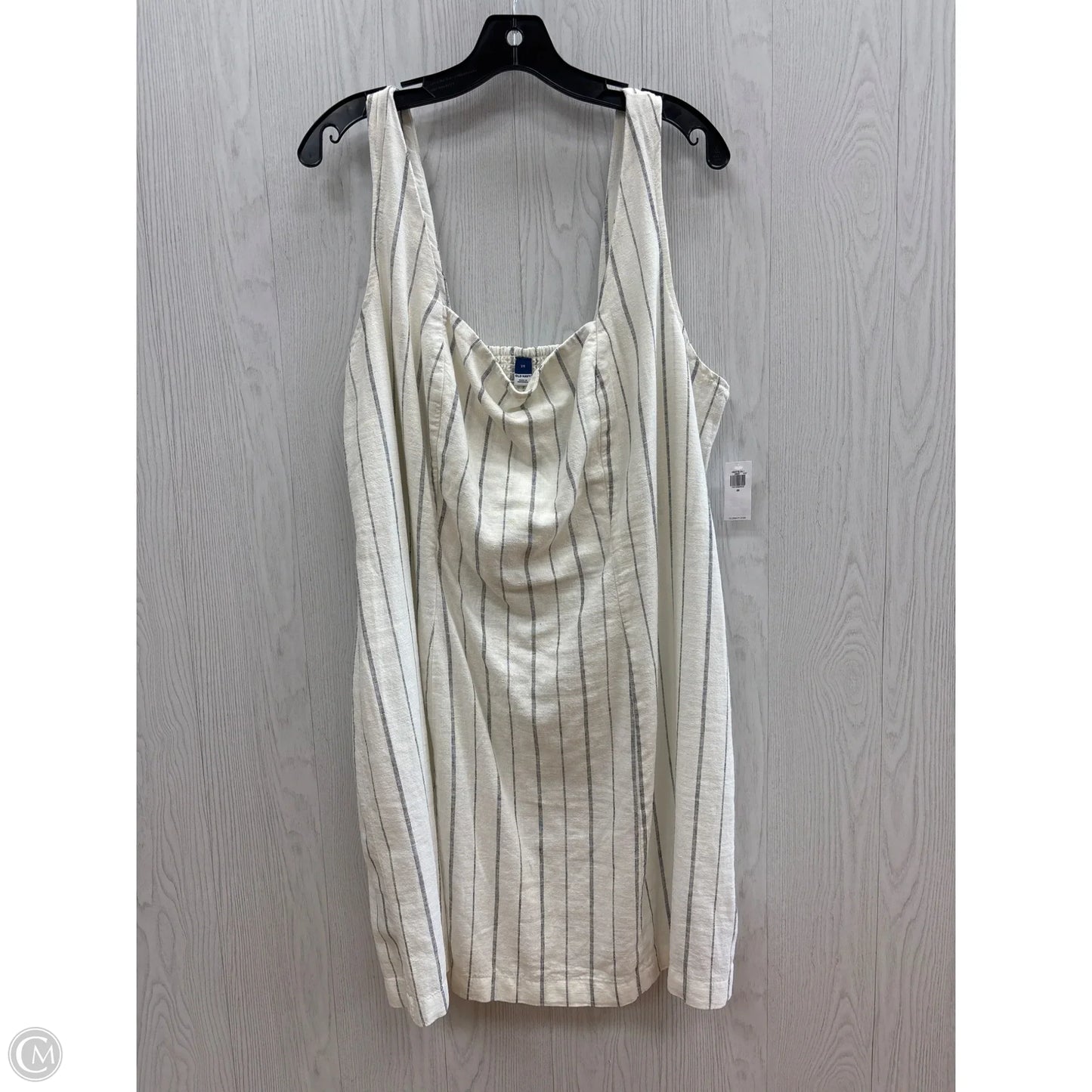 Dress Casual Short By Old Navy In Blue & White, Size: 2x