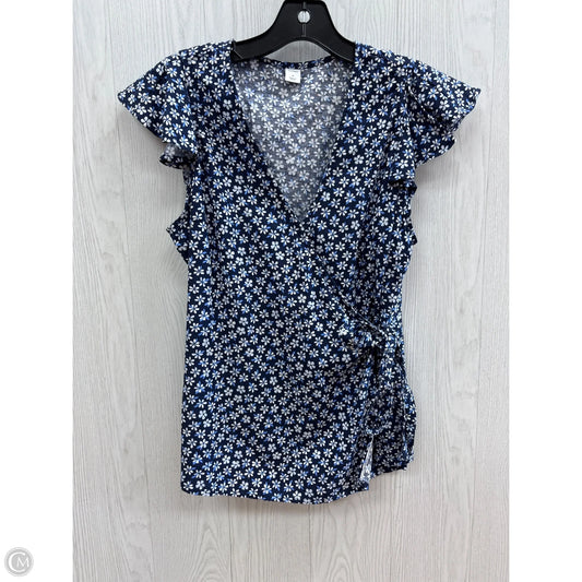 Top Short Sleeve Basic By Old Navy In Blue, Size: S