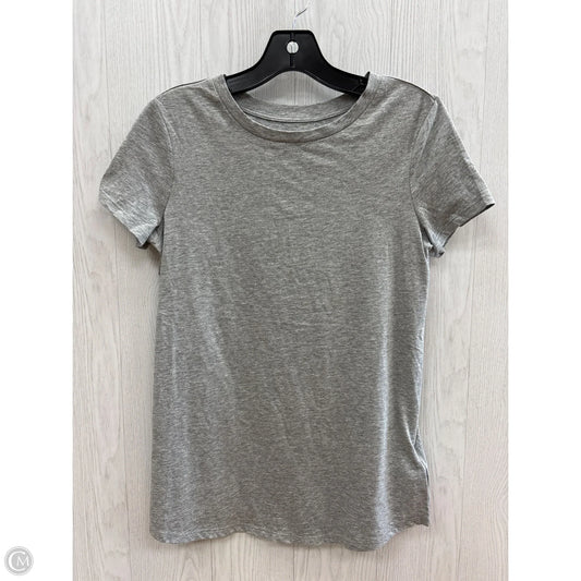 Top Short Sleeve Basic By Clothes Mentor In Grey, Size: Xs