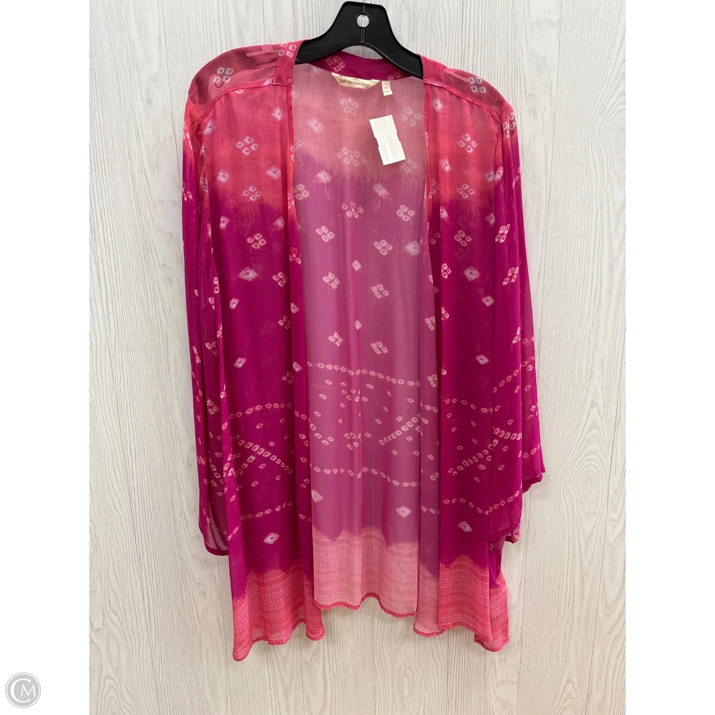 Kimono By Soft Surroundings In Pink, Size: 2x