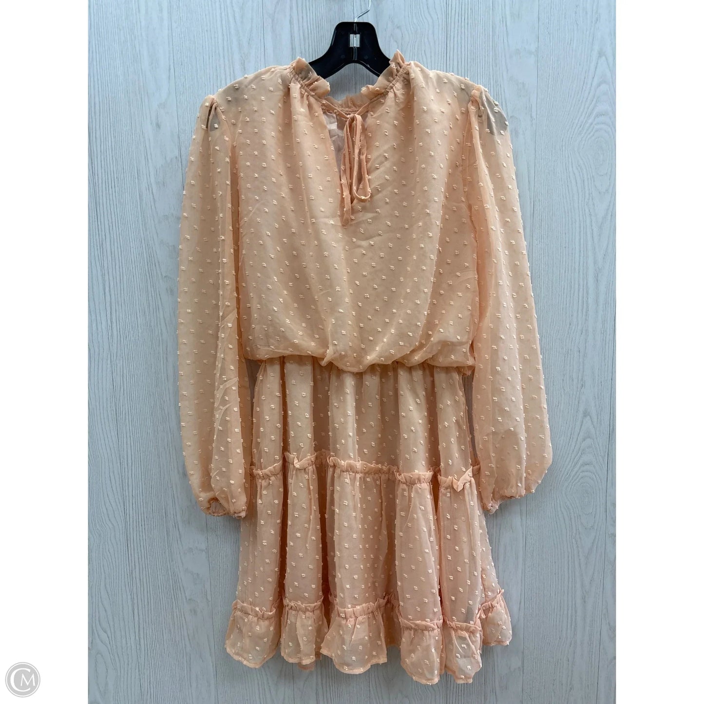 Dress Casual Short By Clothes Mentor In Peach, Size: S