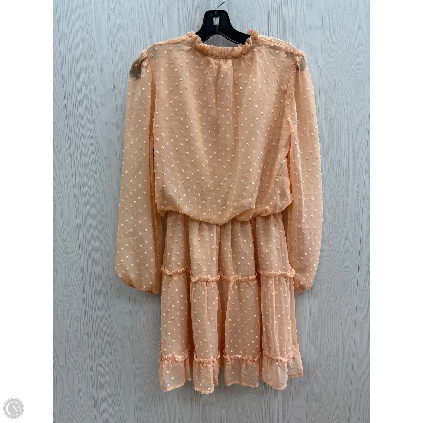 Dress Casual Short By Clothes Mentor In Peach, Size: S