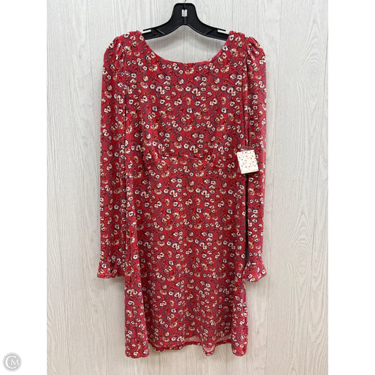 Dress Casual Short By Free People In Floral Print, Size: L