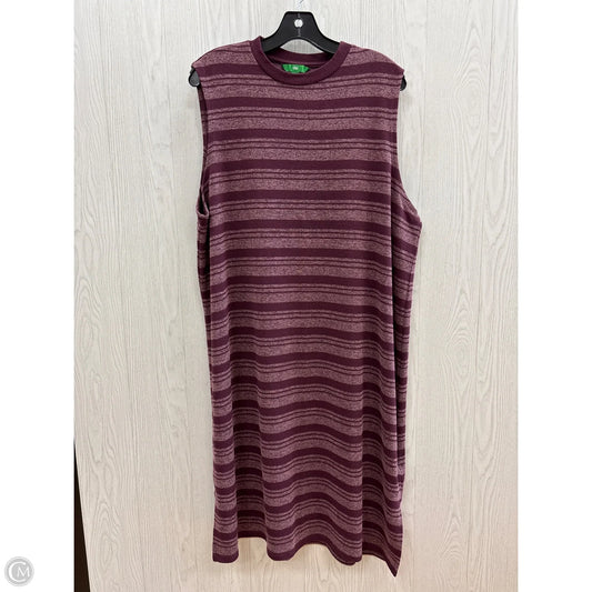 Dress Casual Short By Dip In Purple, Size: 2x