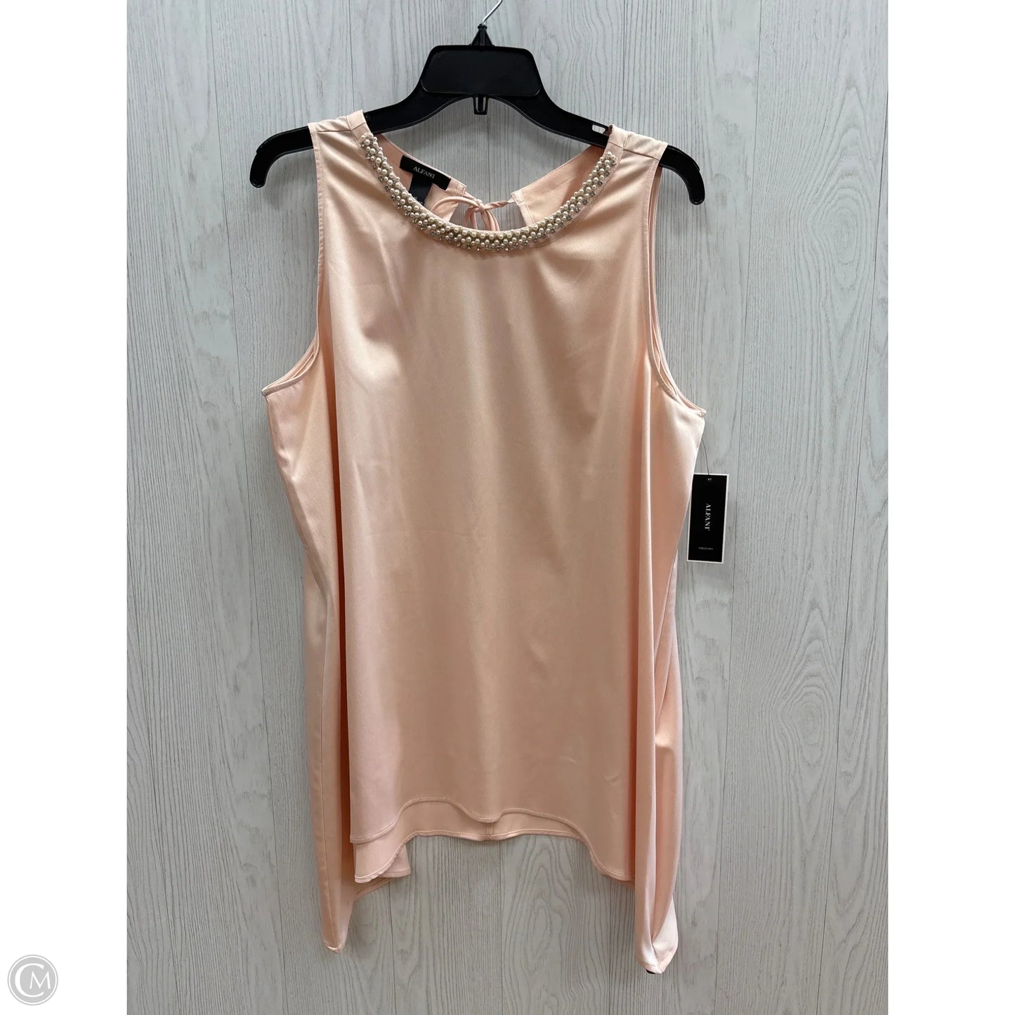 Top Sleeveless By Alfani In Pink, Size: 16
