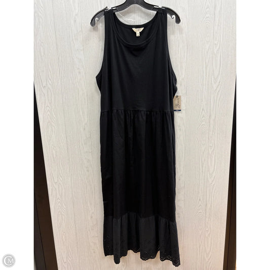 Dress Casual Maxi By Terra & Sky In Black, Size: 1x