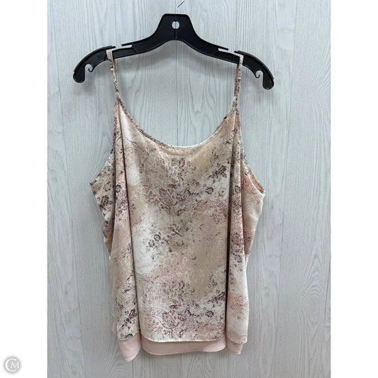 Top Sleeveless Basic By Maurices In Pink, Size: Xxl