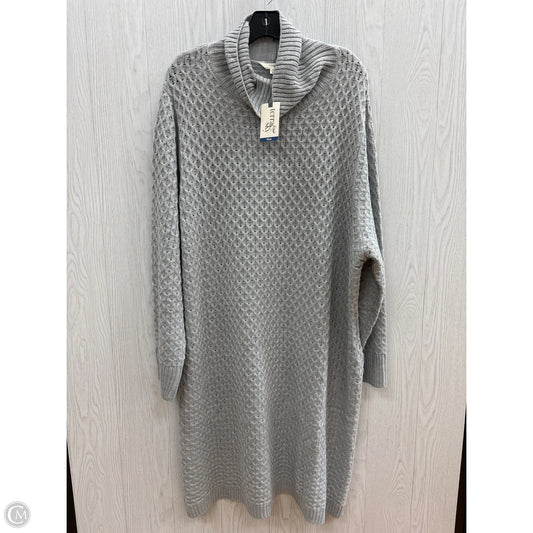 Dress Sweater By Terra & Sky In Grey, Size: 3x