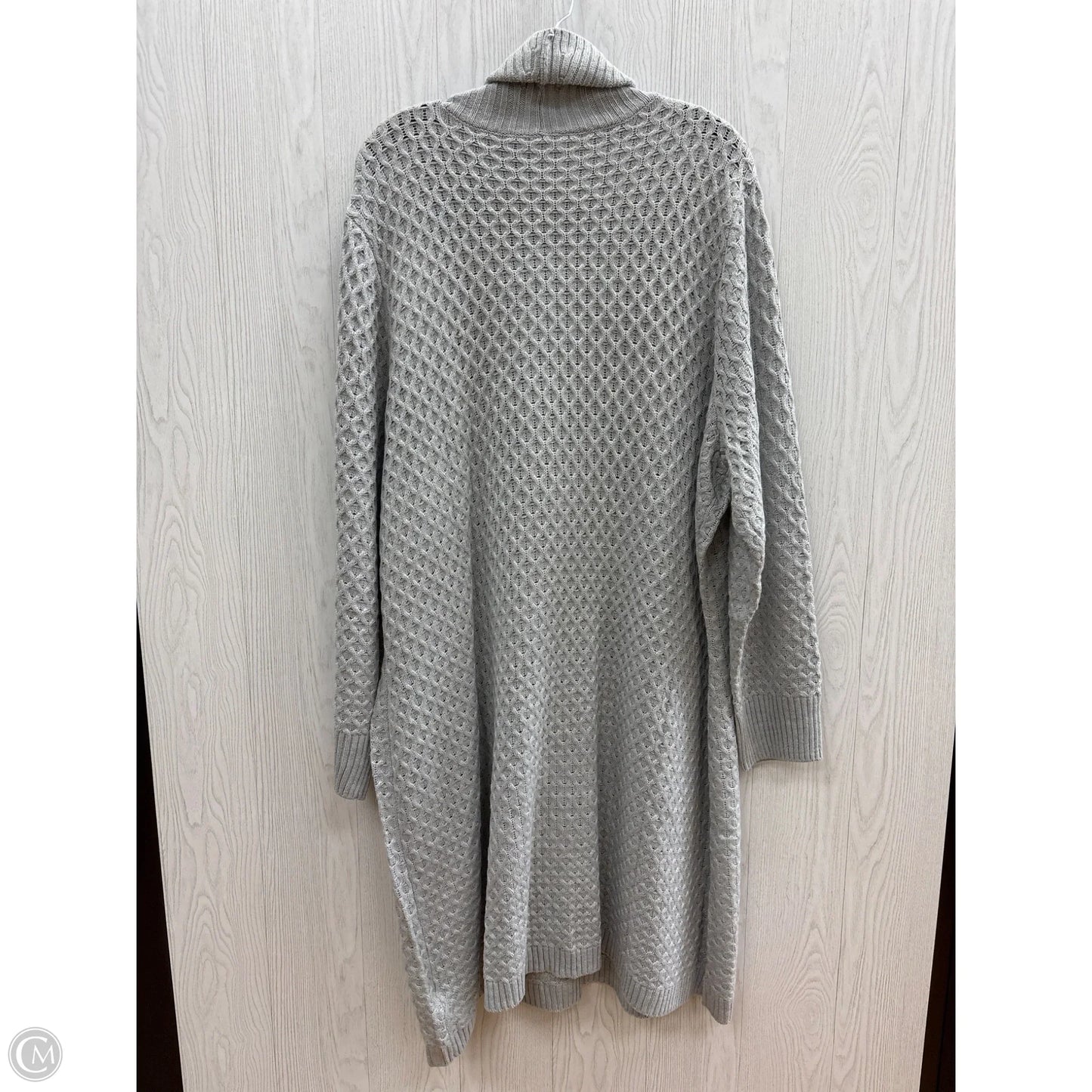 Dress Sweater By Terra & Sky In Grey, Size: 3x
