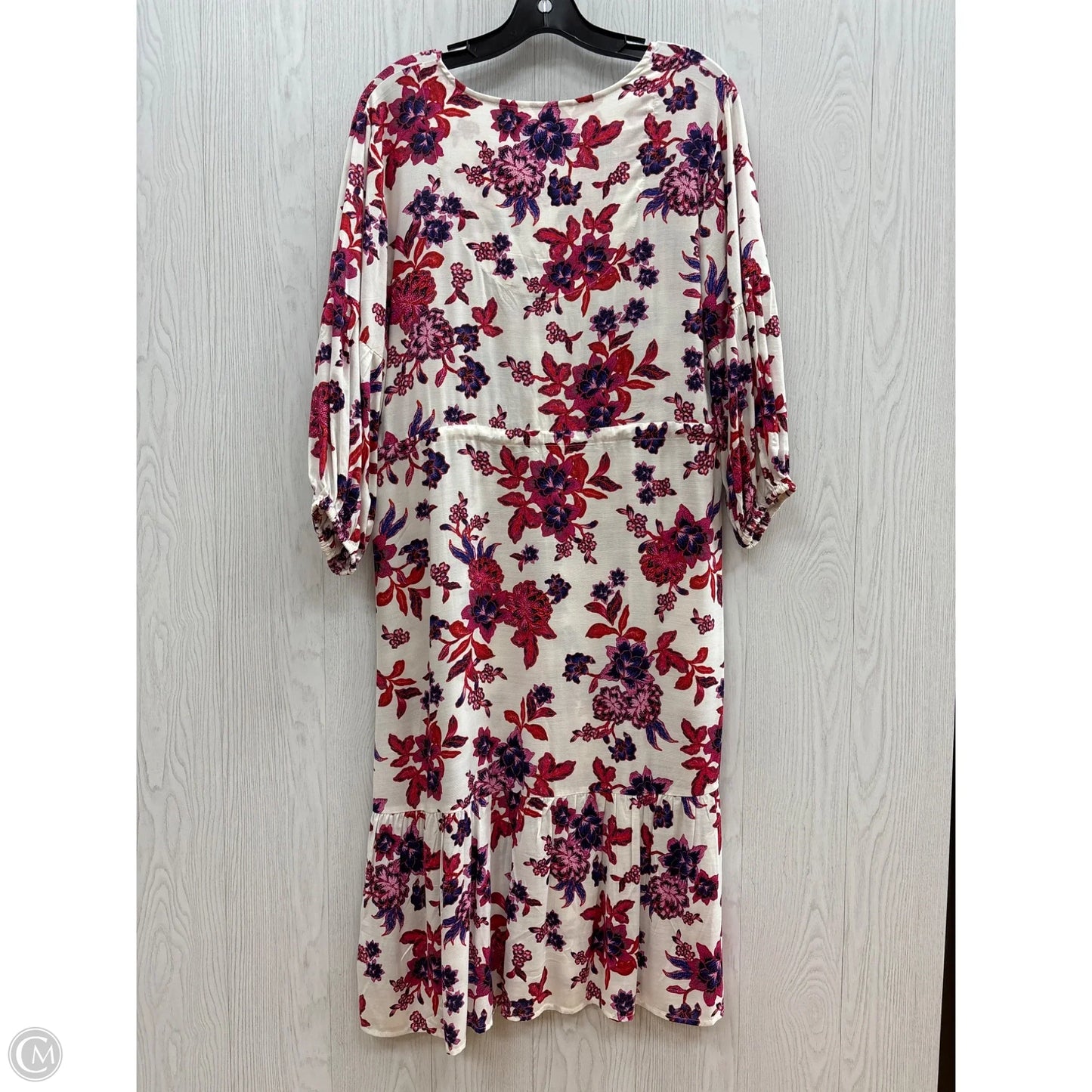 Dress Casual Midi By Clothes Mentor In Floral Print, Size: Petite   S