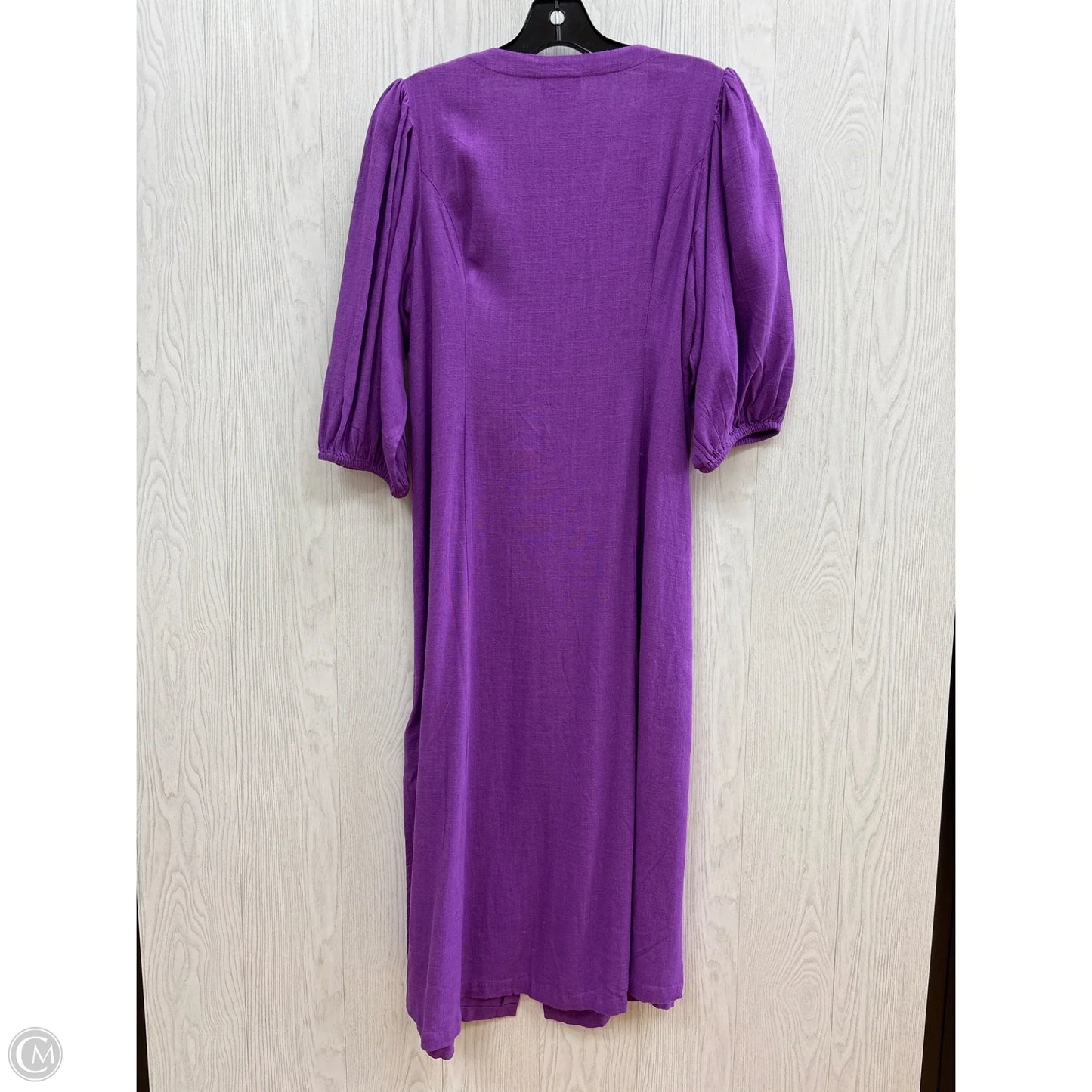 Dress Casual Maxi By J. Jill In Purple, Size: Petite   S