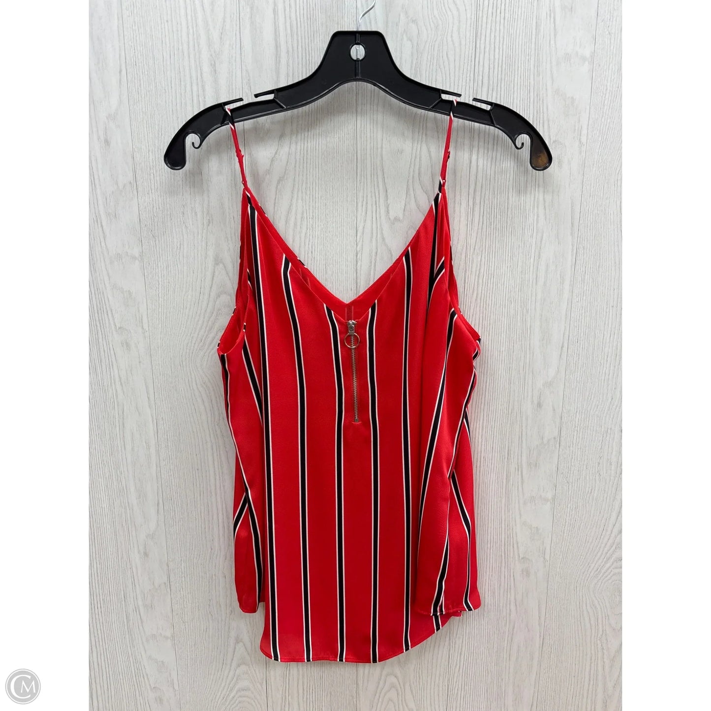 Top Sleeveless Basic By Express In Red, Size: M