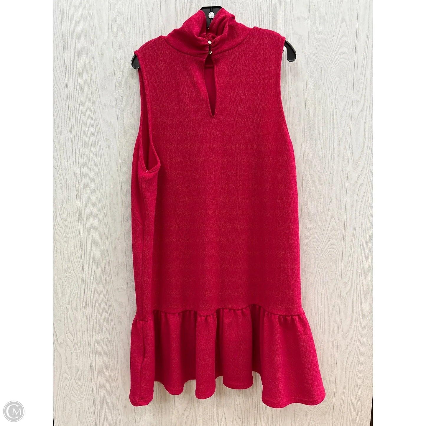 Dress Casual Short By Ophelia Roe In Pink, Size: 1x