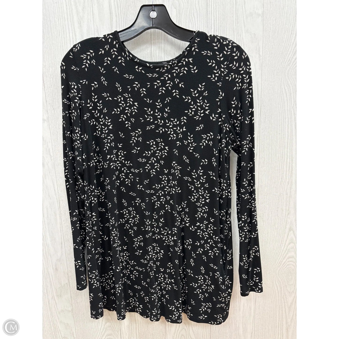 Top Long Sleeve Basic By J. Jill In Black, Size: Xs
