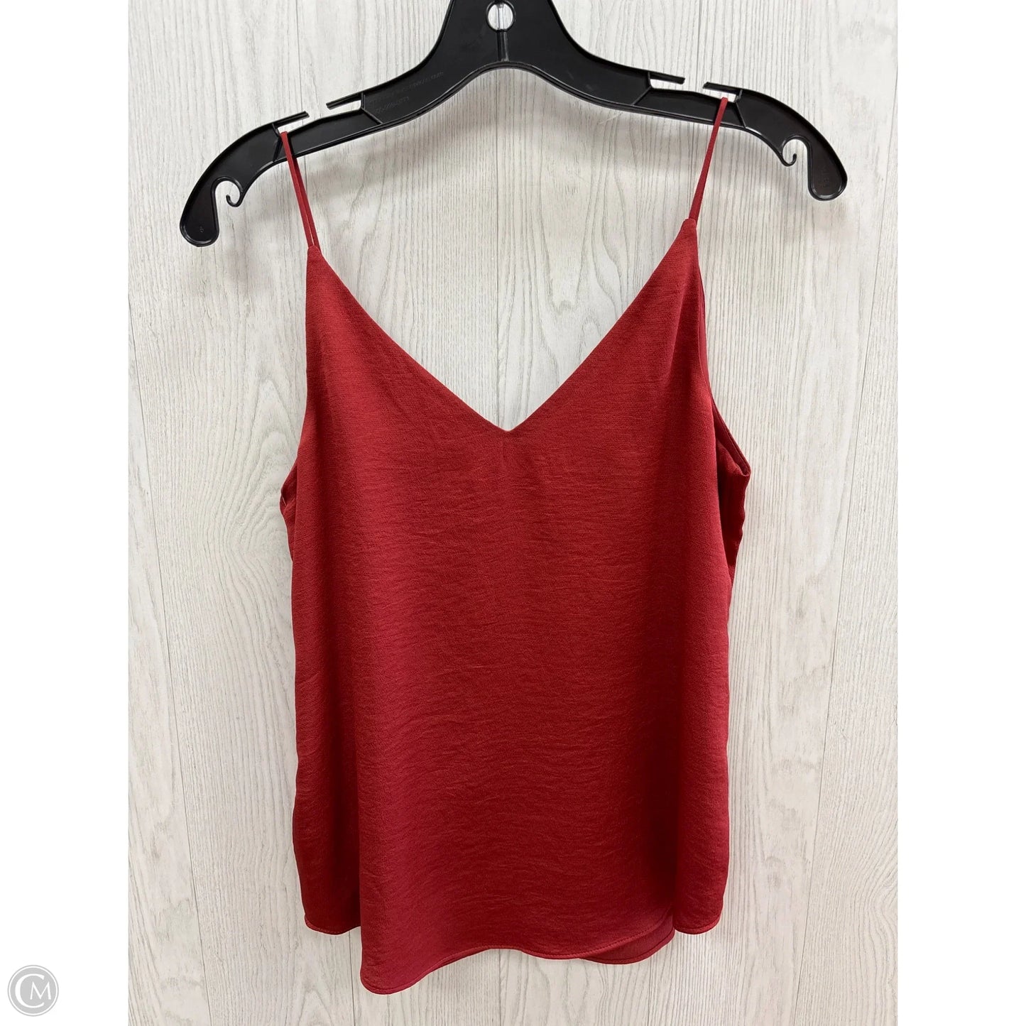 Top Sleeveless Basic By Express In Red, Size: S