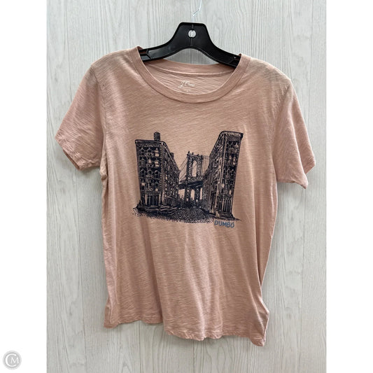 Top Short Sleeve Basic By J. Crew In Pink, Size: S