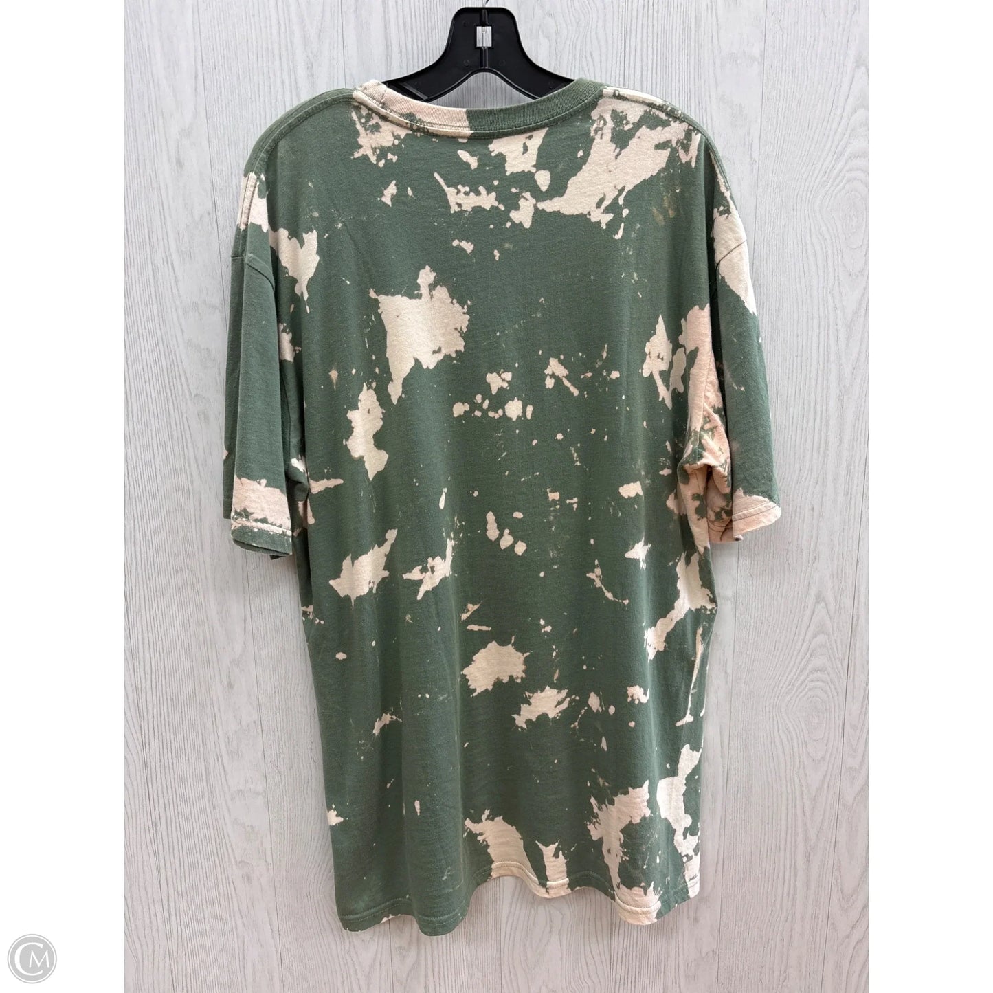 Top Short Sleeve By Clothes Mentor In Tie Dye Print, Size: Xl