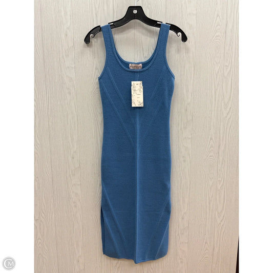 Dress Casual Midi By Clothes Mentor In Blue, Size: M