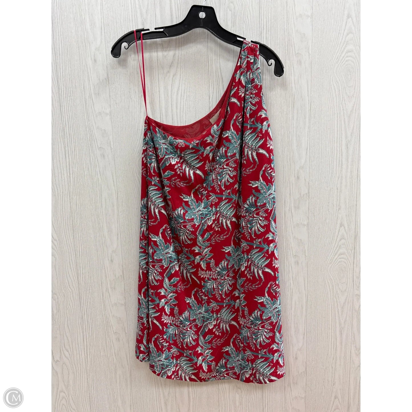 Dress Casual Short By Loft In Blue & Red, Size: S