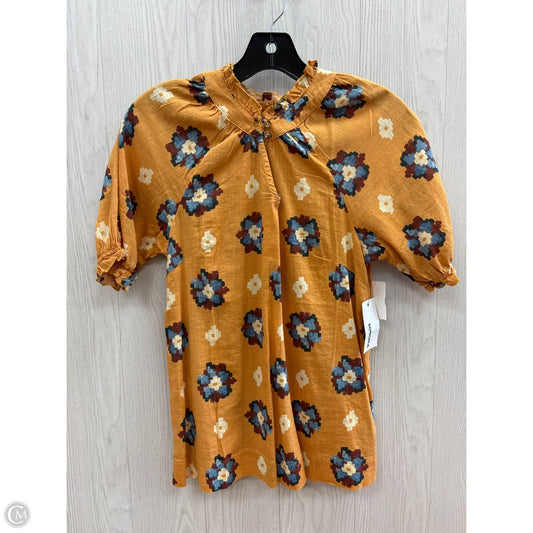 Top Short Sleeve By Sonoma In Orange, Size: Xs