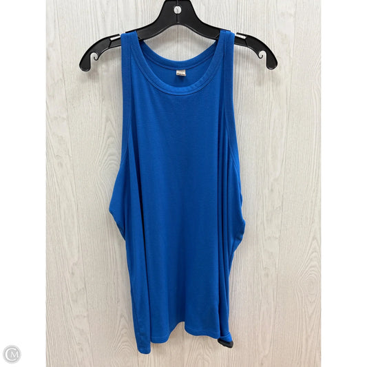 Top Sleeveless Basic By Old Navy In Blue, Size: Xxl
