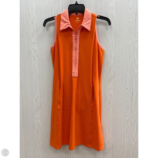 Dress Casual Midi By Spartina In Orange, Size: S