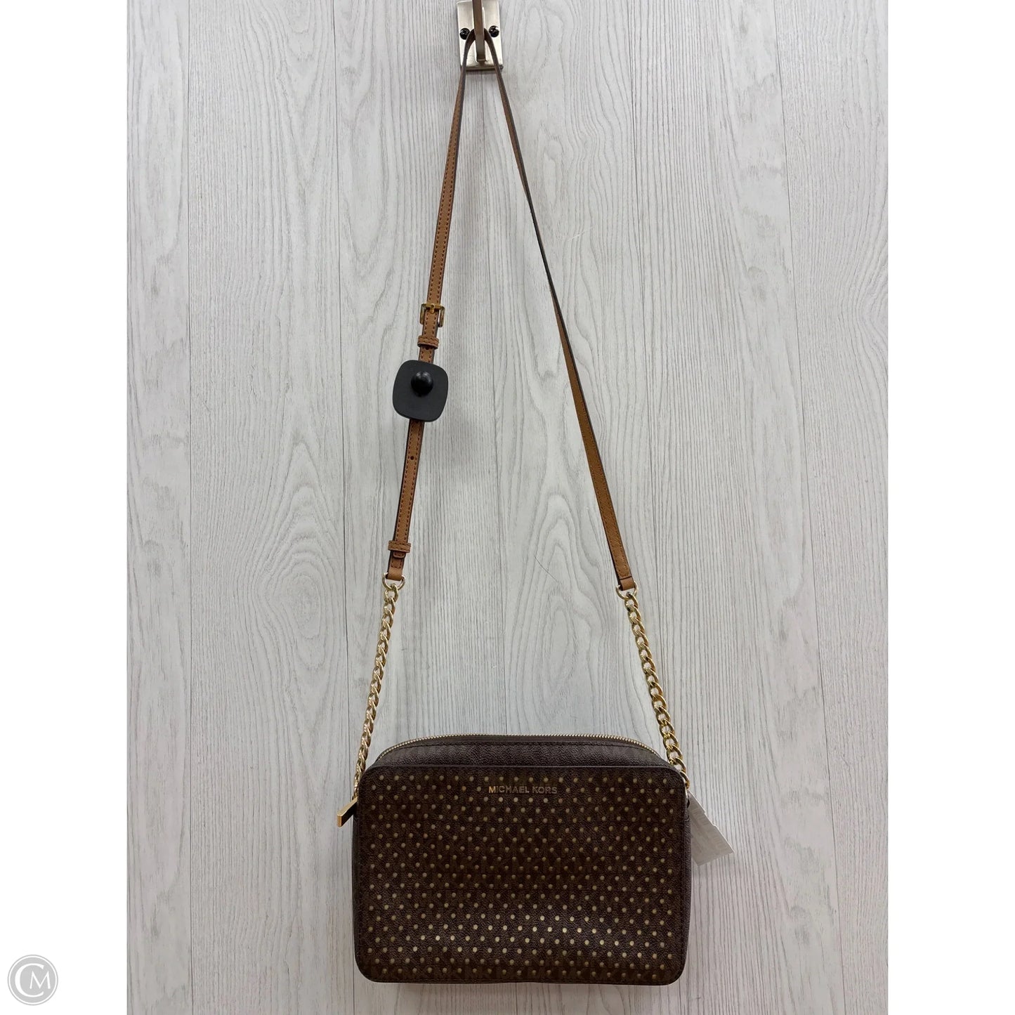 Crossbody Designer By Michael Kors, Size: Medium