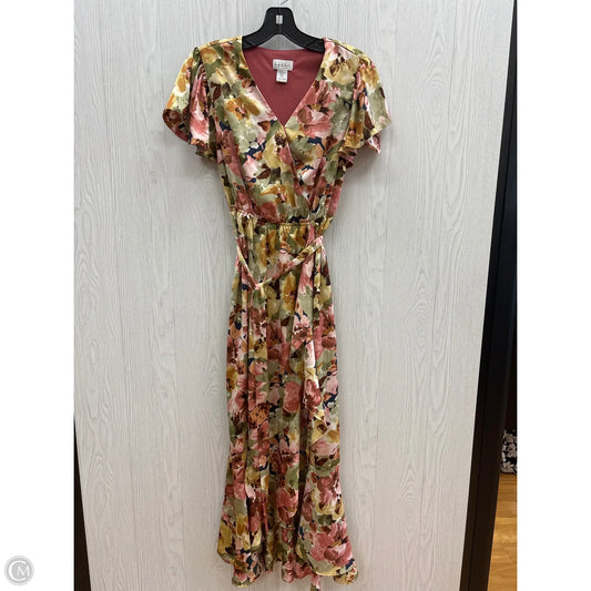 Dress Casual Maxi By Nicole By Nicole Miller In Floral Print, Size: Xs