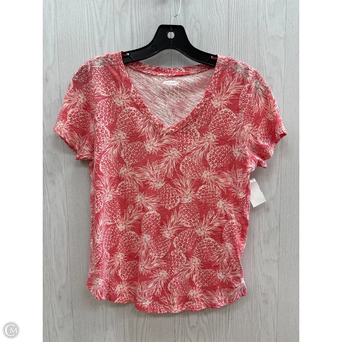 Top Short Sleeve By Old Navy In Coral, Size: Xs