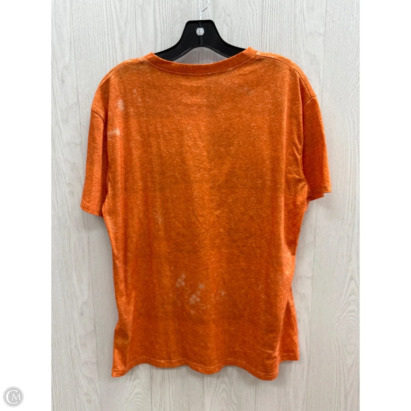 Top Short Sleeve By Clothes Mentor In Orange, Size: Xl