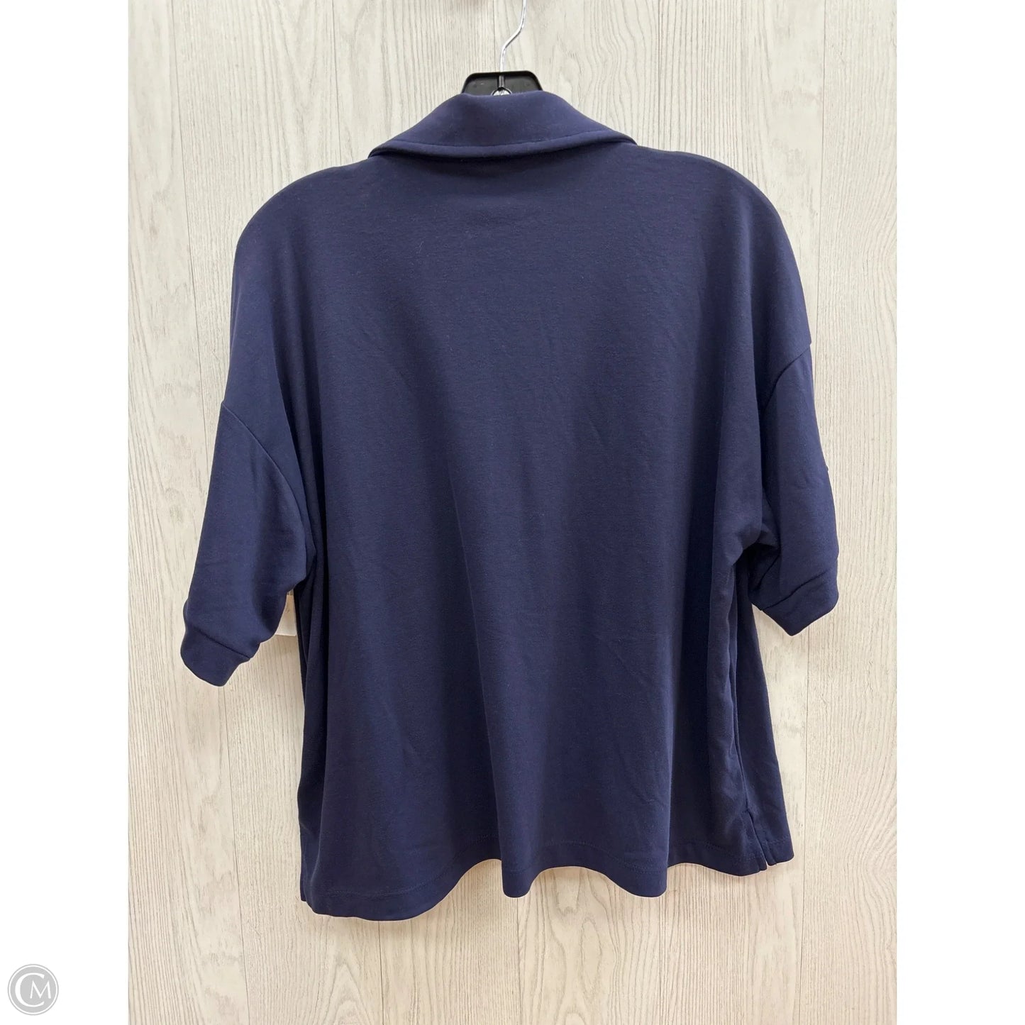 Top Short Sleeve By Cable And Gauge In Navy, Size: Xl
