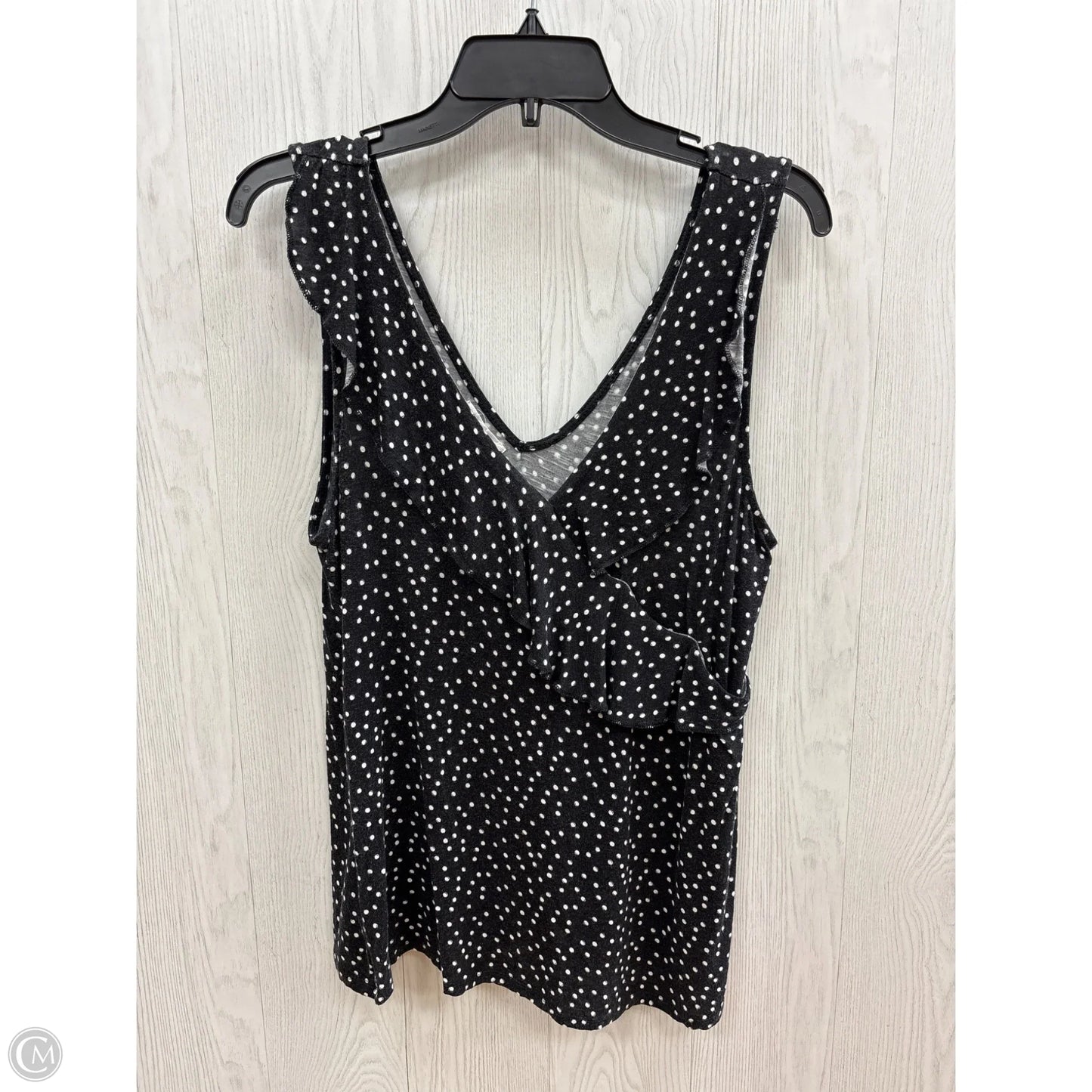 Top Sleeveless By Maurices In Polkadot Pattern, Size: Xl