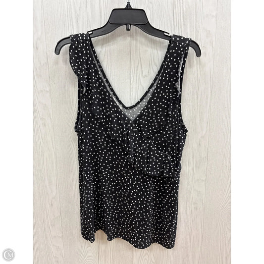 Top Sleeveless By Maurices In Polkadot Pattern, Size: Xl