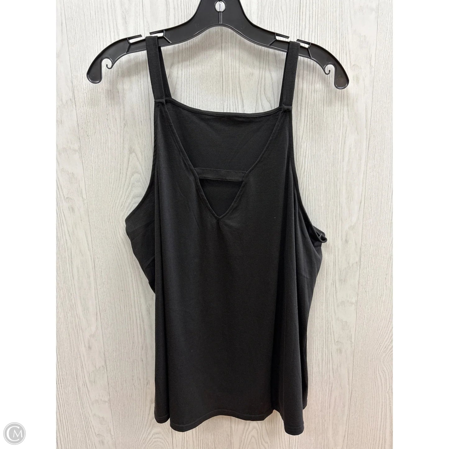 Top Sleeveless By Clothes Mentor In Black, Size: 2x