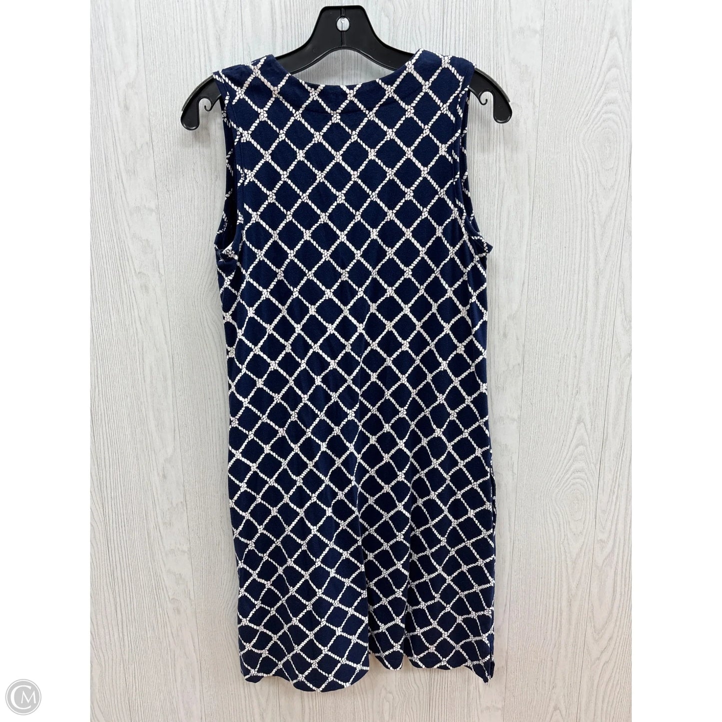 Dress Casual Short By Lands End In Blue & White, Size: Xs