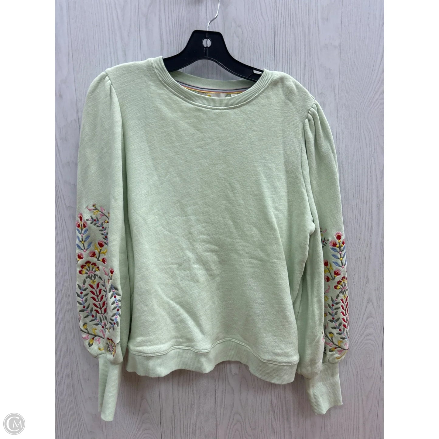 Sweatshirt Crewneck By Boden In Green, Size: L