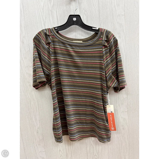 Top Short Sleeve By Clothes Mentor In Green, Size: L