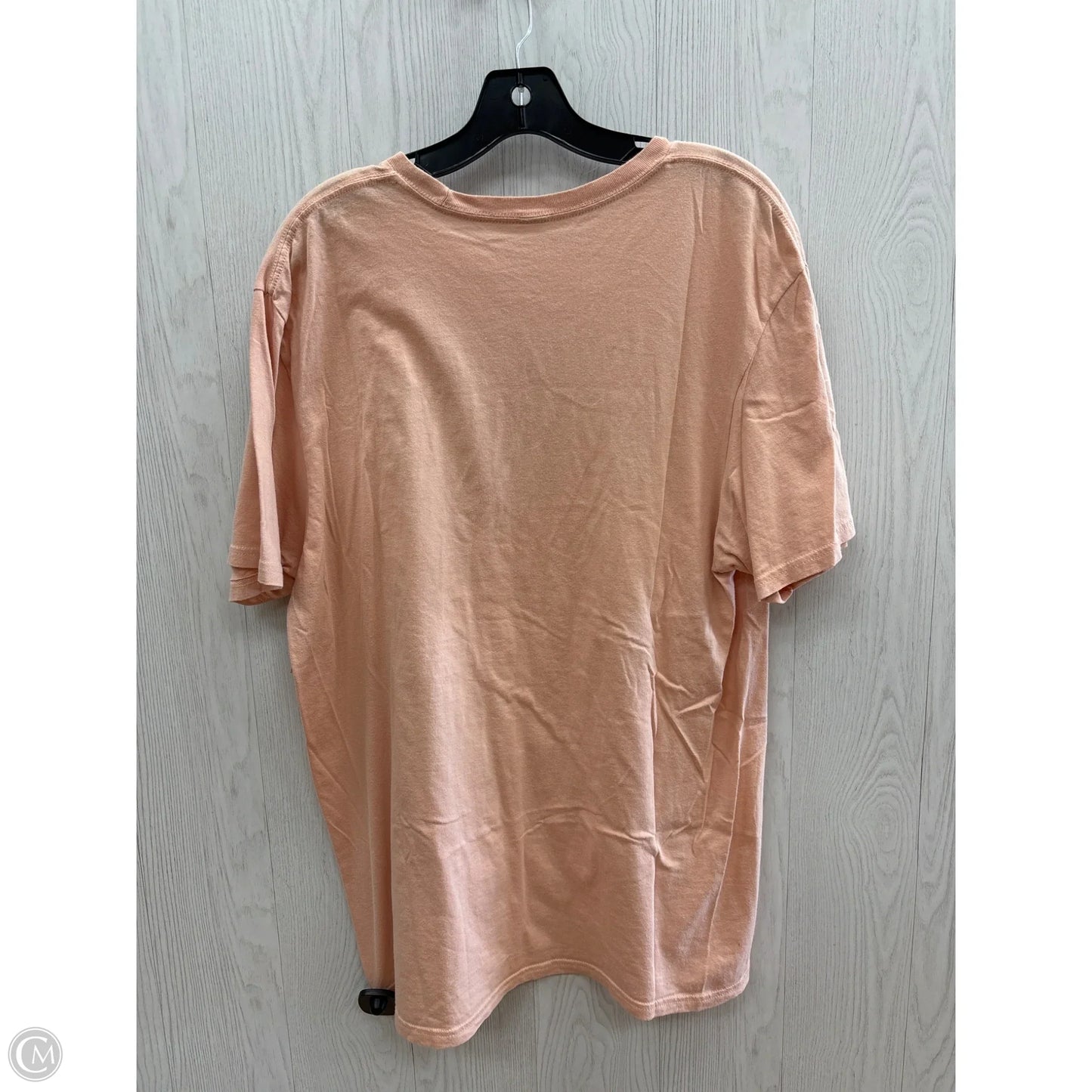 Top Short Sleeve By Clothes Mentor In Pink, Size: Xl