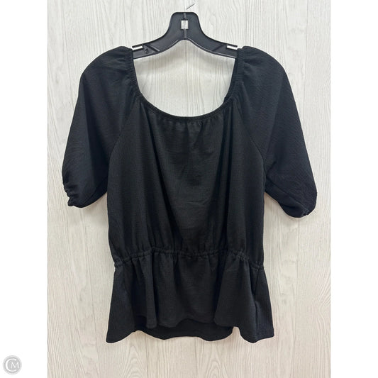 Top Sleeveless By Clothes Mentor In Black, Size: L