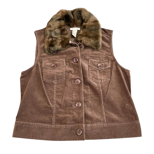 Vest Other By Harolds In Brown, Size: M
