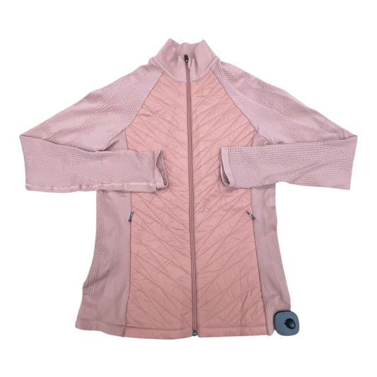 Athletic Jacket By Athleta In Pink, Size:M