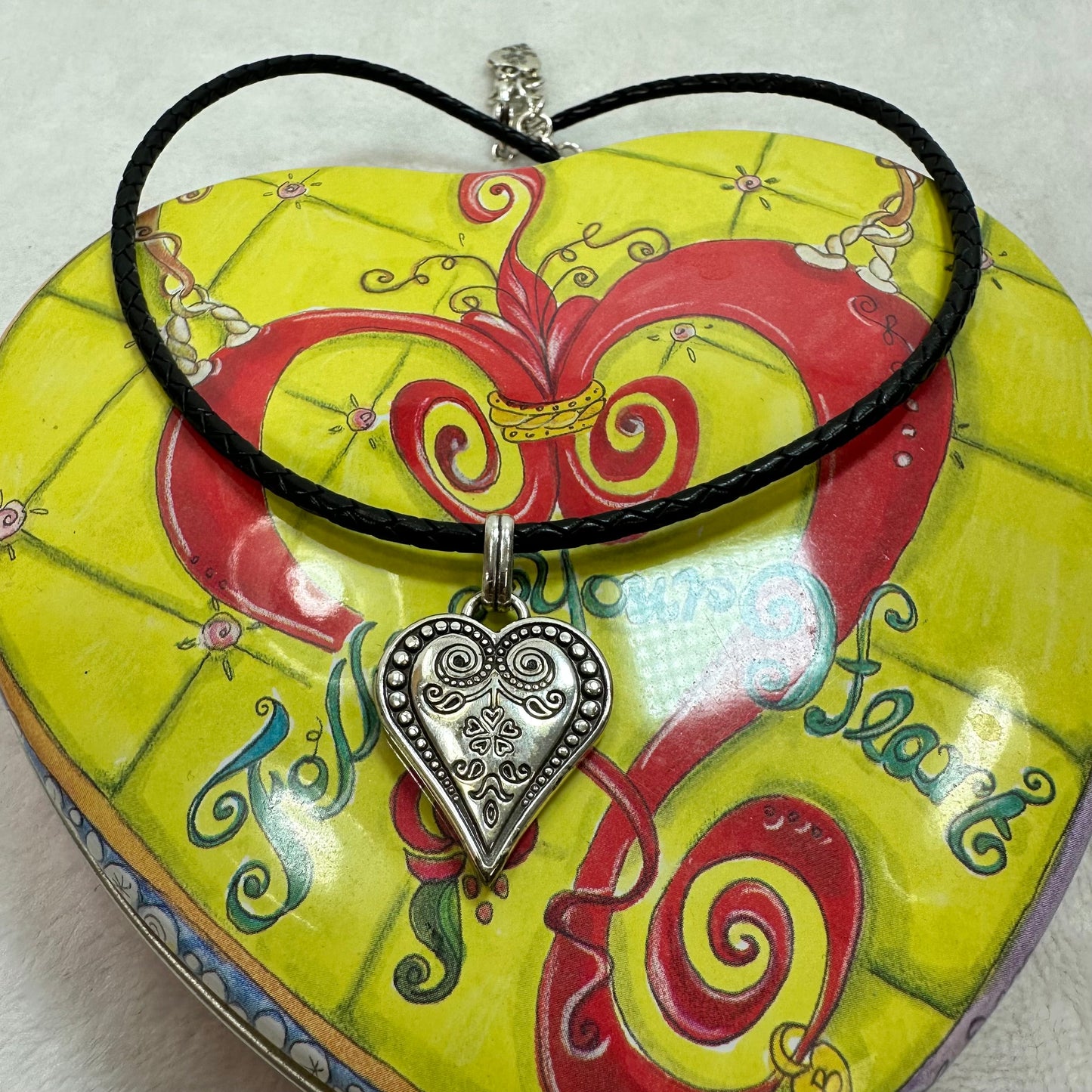 Necklace Charm + tin By Brighton