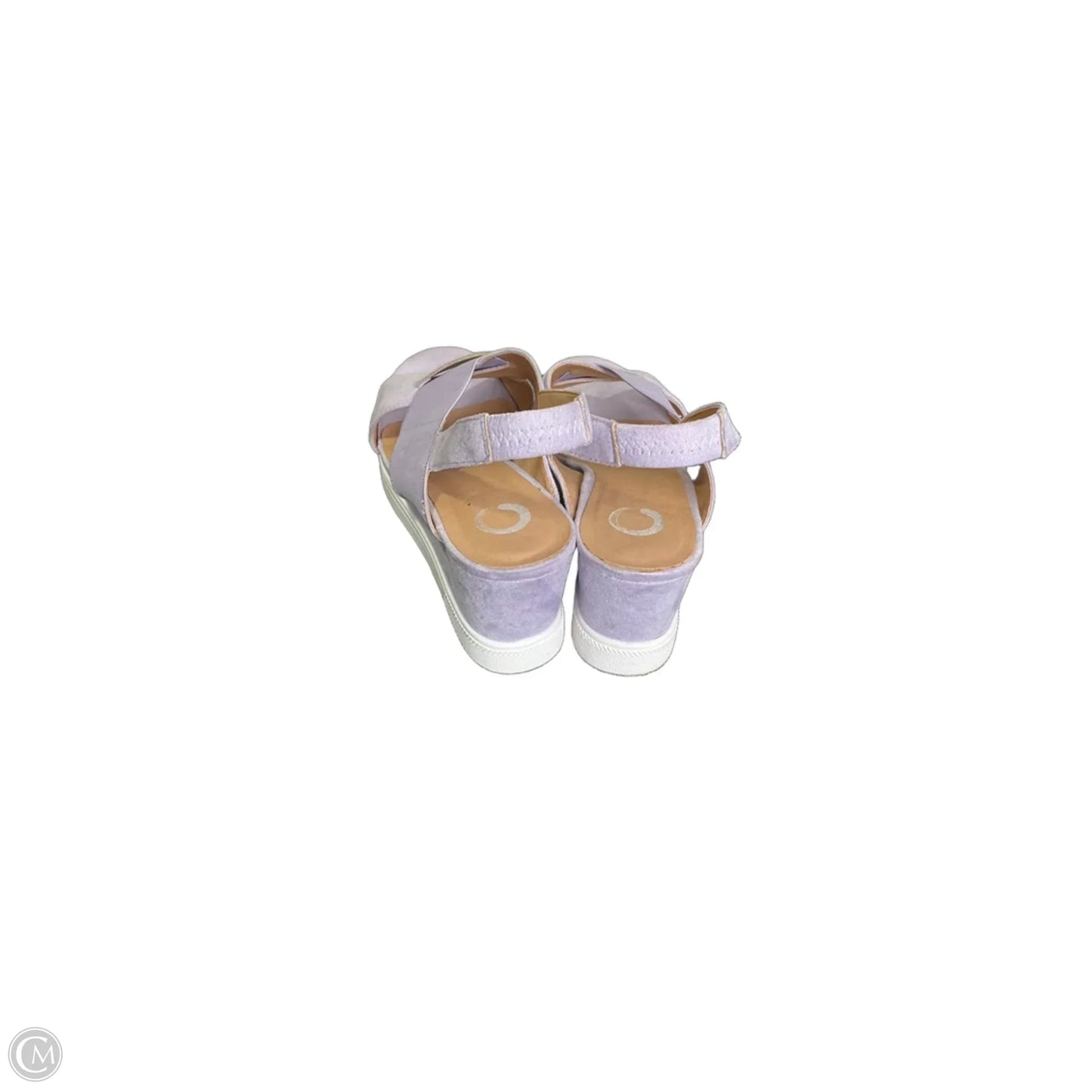 Shoes Heels Wedge By Clothes Mentor In Lavender, Size: 9