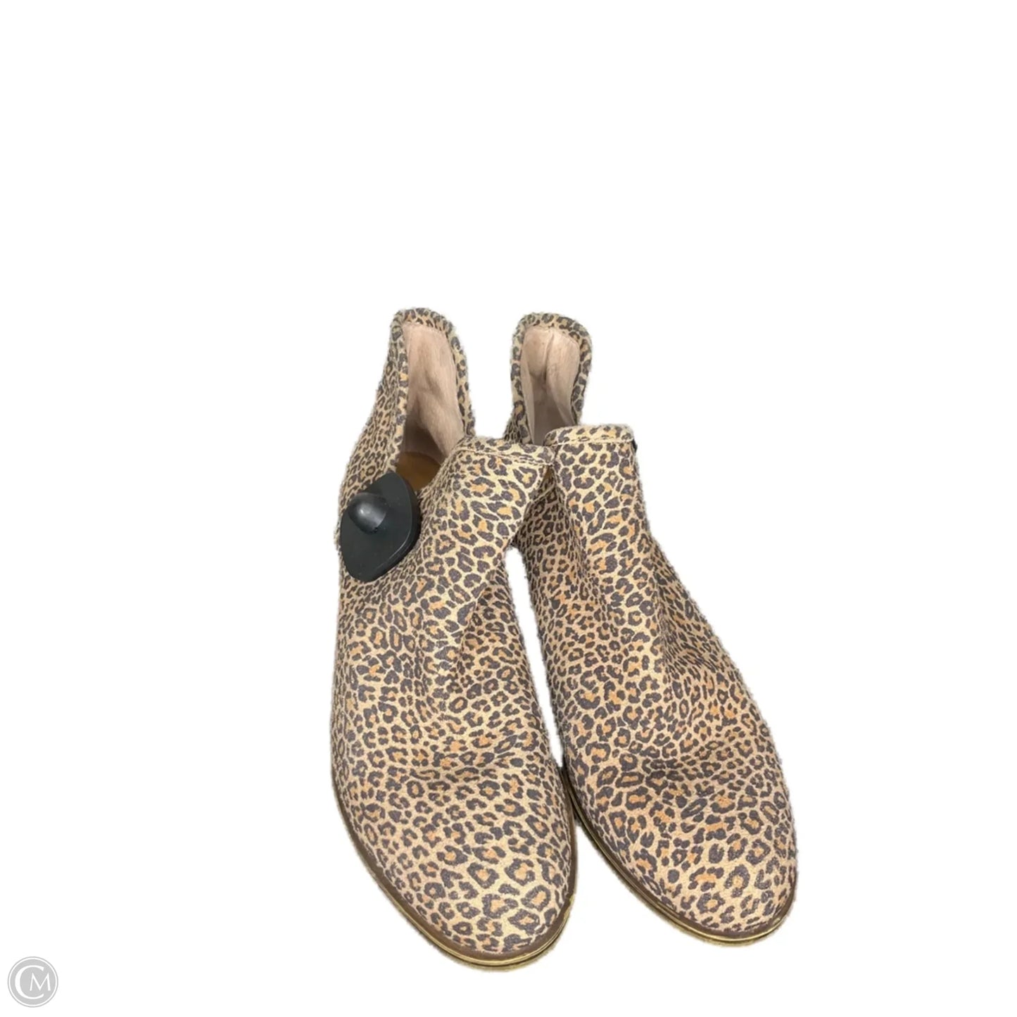 Boots Ankle Heels By Lucky Brand In Leopard Print, Size: 8