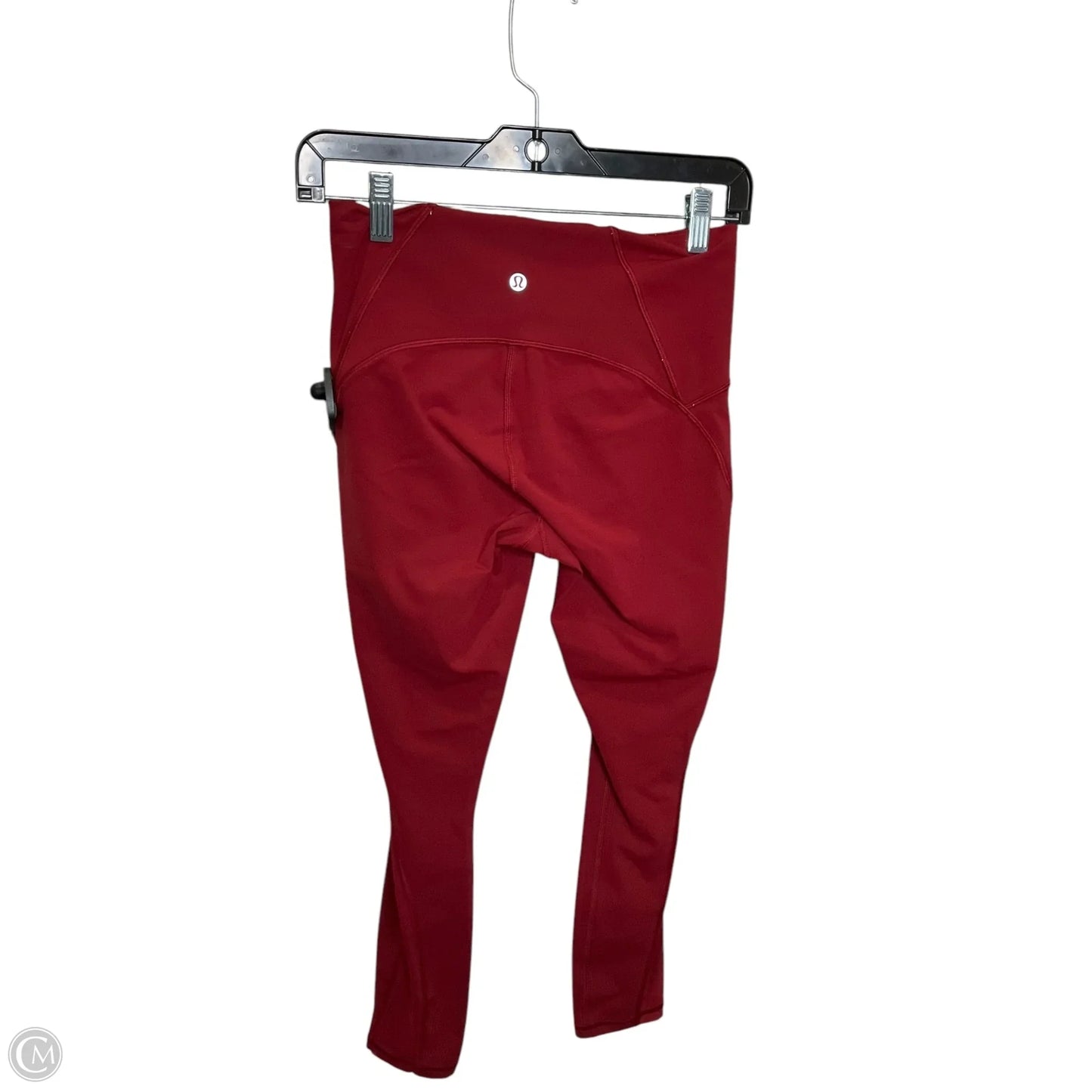 Athletic Leggings By Lululemon In Red, Size: 6