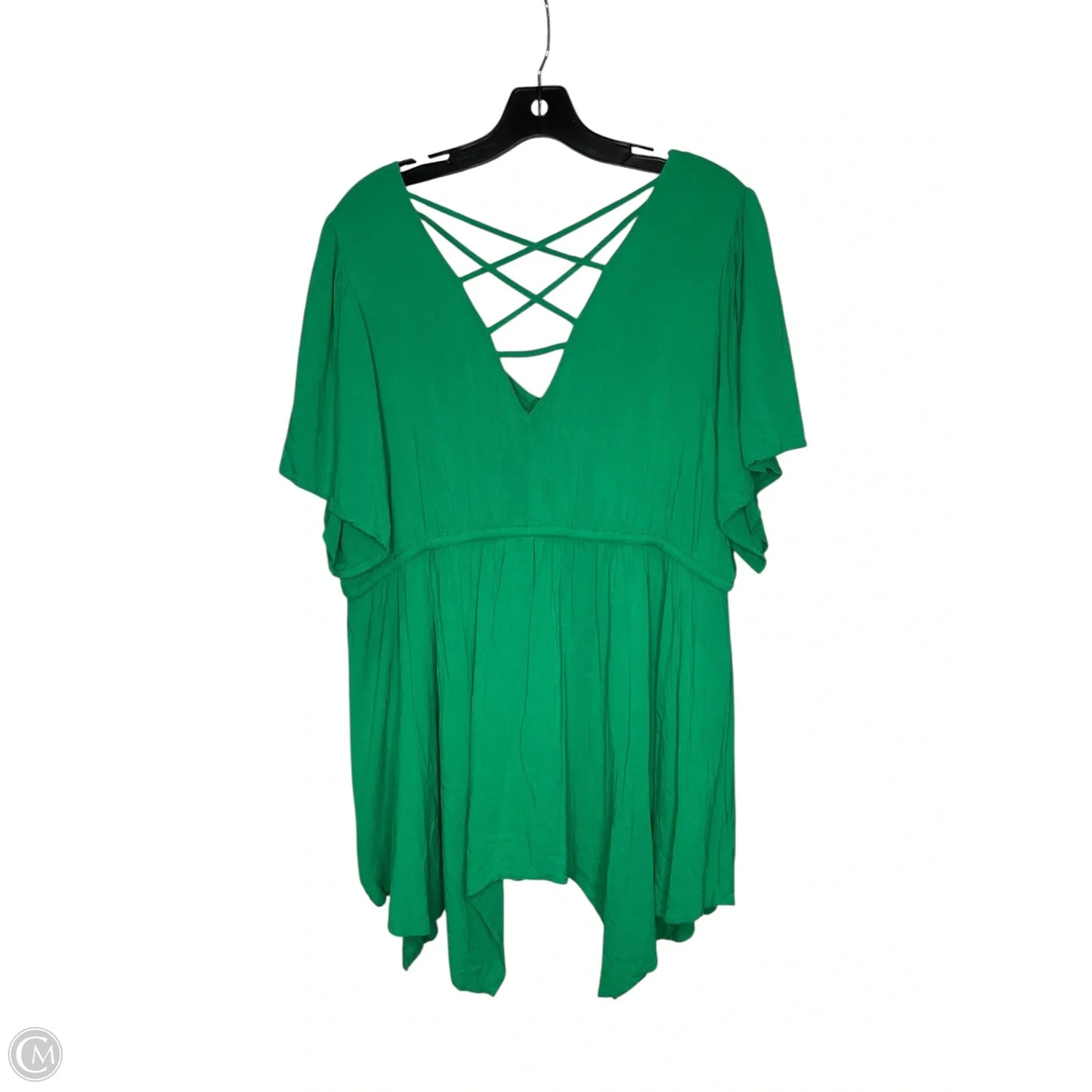 Top Short Sleeve By Torrid In Green, Size: 2x